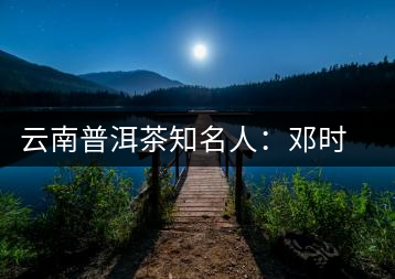 云南普洱茶知名人:鄧時(shí)海