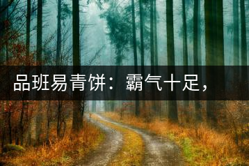 品班易青餅：霸氣十足，母儀天下