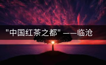 “中國(guó)紅茶之都” ——臨滄 獲中國(guó)茶葉流通協(xié)會(huì)命名