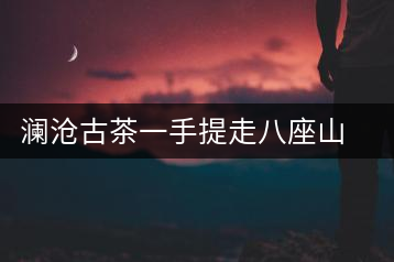 瀾滄古茶一手提走八座山(下)開(kāi)湯品鑒