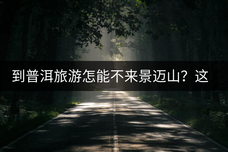 到普洱旅游怎能不來(lái)景邁山？這里的風(fēng)景美如畫(huà)！