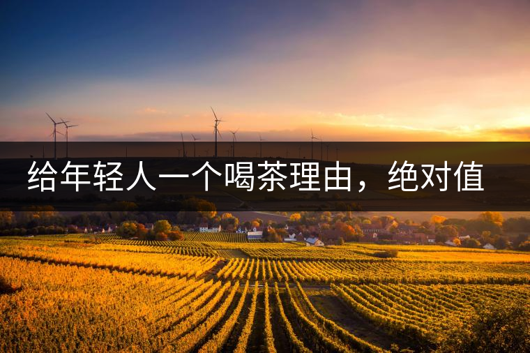 給年輕人一個(gè)喝茶理由，絕對值得收藏的茶葉包裝給年輕人一個(gè)喝茶理由，絕對值得收藏的茶葉包裝