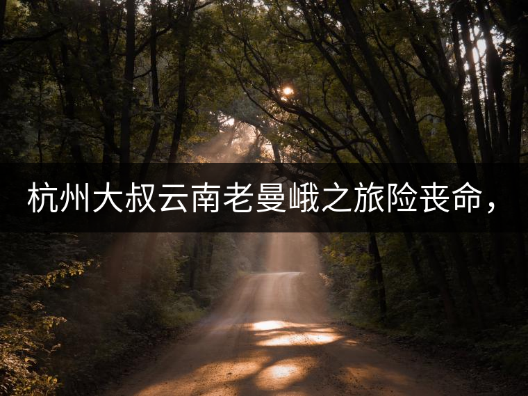 杭州大叔云南老曼峨之旅險喪命，買下茶園種茶，成普...杭州大叔云南老曼峨之旅險喪命，買下茶園種茶，成普洱圈網(wǎng)紅