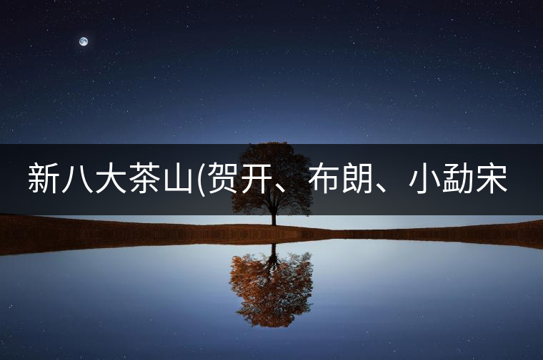 新八大茶山(賀開(kāi)、布朗、小勐宋、巴達(dá))講解二新八大茶山（賀開(kāi)、布朗、小勐宋、巴達(dá)）講解二