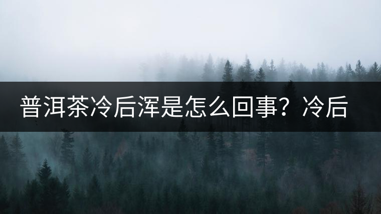 普洱茶冷后渾是怎么回事？冷后渾的普洱茶品質(zhì)好不好？