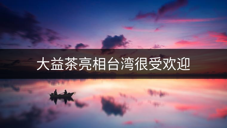 大益茶亮相臺灣很受歡迎 大益茶亮相臺灣很受歡迎