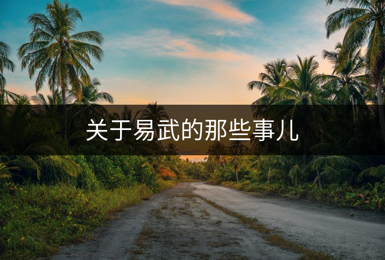 關(guān)于易武的那些事兒 關(guān)于易武的那些事兒