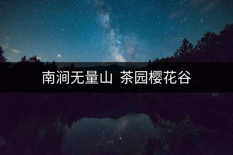 南澗無(wú)量山  茶園櫻花谷