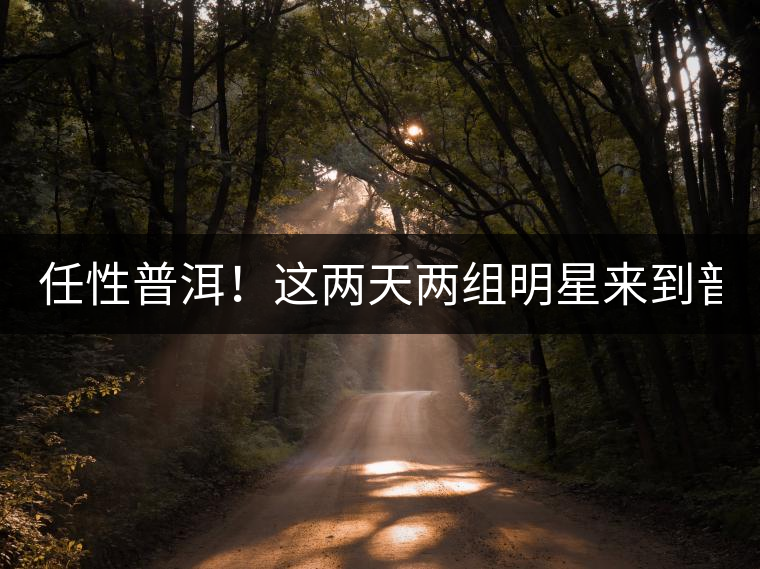 任性普洱！這兩天兩組明星來到普洱！