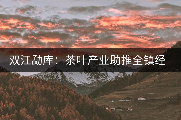 雙江勐庫:茶葉產(chǎn)業(yè)助推全鎮(zhèn)經(jīng)濟蓬勃發(fā)展 雙江勐庫:茶葉產(chǎn)業(yè)助推全鎮(zhèn)經(jīng)濟蓬勃發(fā)展