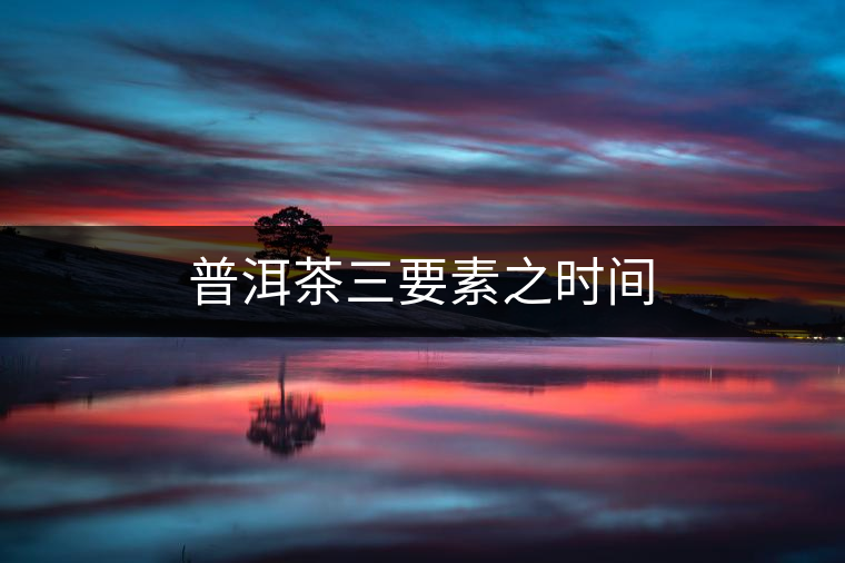 普洱茶三要素之時間 普洱茶三要素之時間