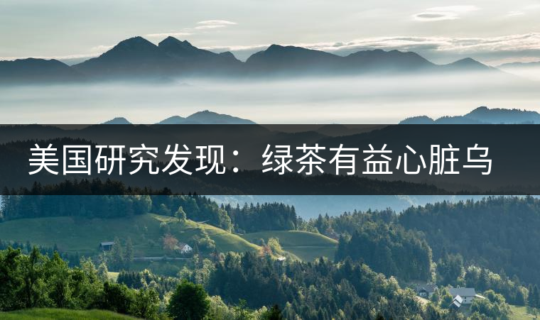 美國(guó)研究發(fā)現(xiàn)：綠茶有益心臟烏龍茶瘦腰身