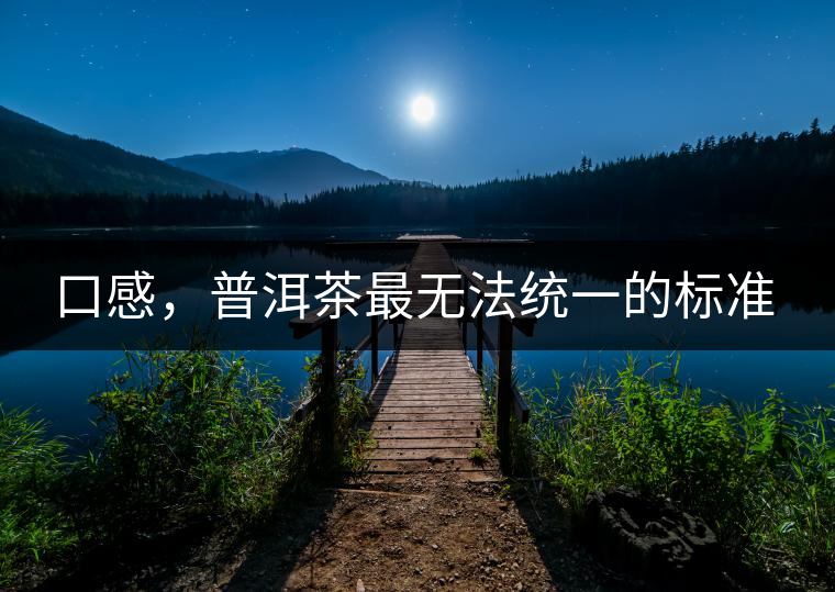 口感，普洱茶最無法統(tǒng)一的標(biāo)準(zhǔn)