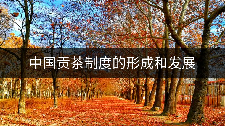 中國貢茶制度的形成和發(fā)展 中國貢茶制度的形成和發(fā)展