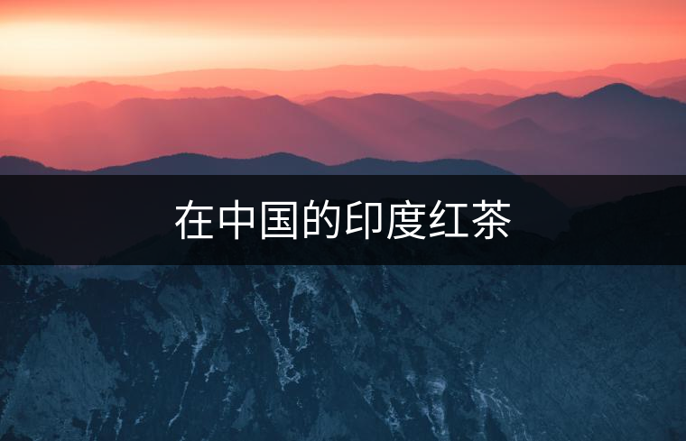 在中國(guó)的印度紅茶