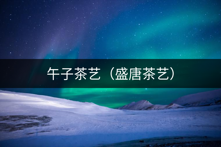 午子茶藝(盛唐茶藝) 午子茶藝(盛唐茶藝)