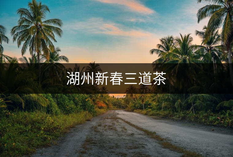 湖州新春三道茶