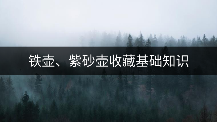 鐵壺、紫砂壺收藏基礎(chǔ)知識(shí)