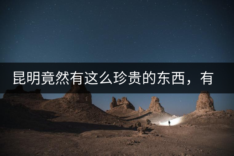 昆明竟然有這么珍貴的東西，有錢(qián)都不一定能買(mǎi)到