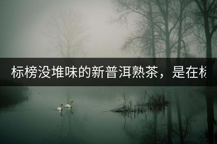 標(biāo)榜沒堆味的新普洱熟茶，是在標(biāo)榜無知！
