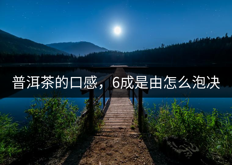 普洱茶的口感，6成是由怎么泡決定的！