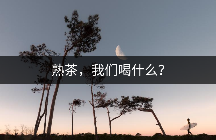 熟茶，我們喝什么？