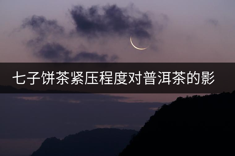 七子餅茶緊壓程度對普洱茶的影響
