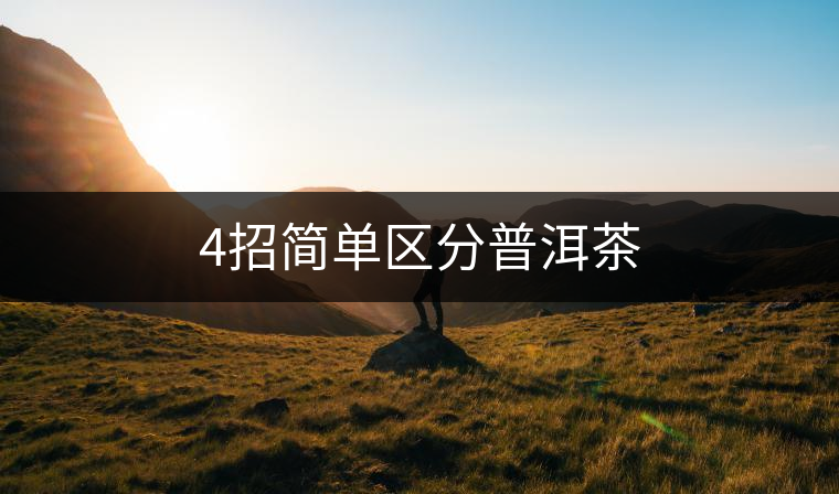 4招簡(jiǎn)單區(qū)分普洱茶 4招簡(jiǎn)單區(qū)分普洱茶