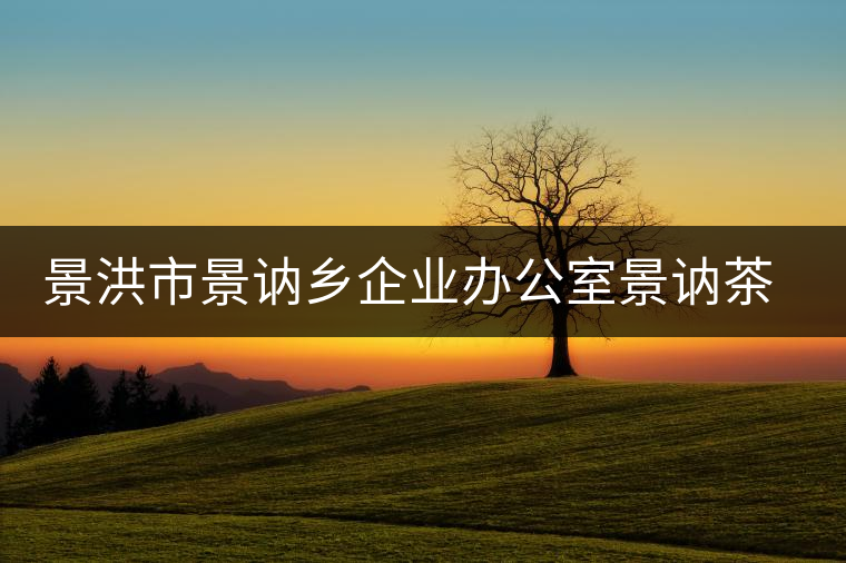 景洪市景訥鄉(xiāng)企業(yè)辦公室景訥茶場(chǎng)