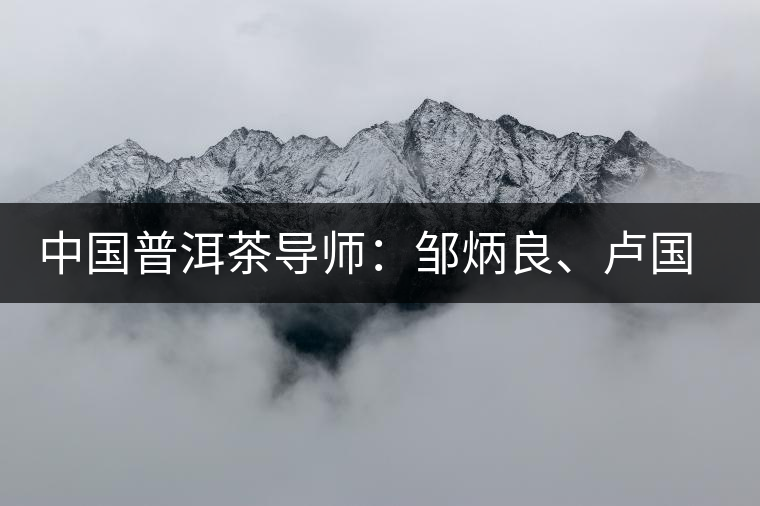 中國普洱茶導(dǎo)師：鄒炳良、盧國齡