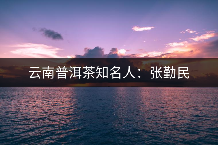 云南普洱茶知名人：張勤民