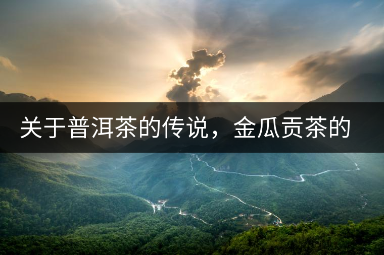 關(guān)于普洱茶的傳說，金瓜貢茶的來由