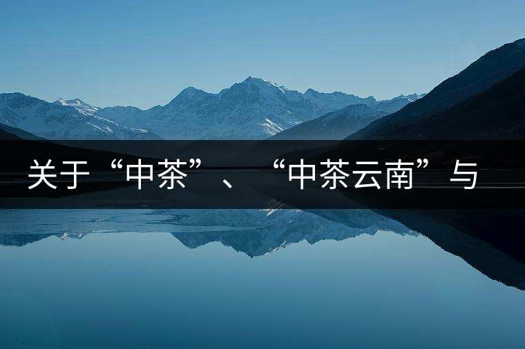 關于“中茶”、“中茶云南”與“昆明茶廠”的一些歷史資料