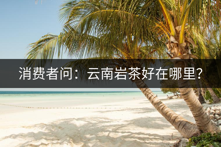 消費(fèi)者問：云南巖茶好在哪里？