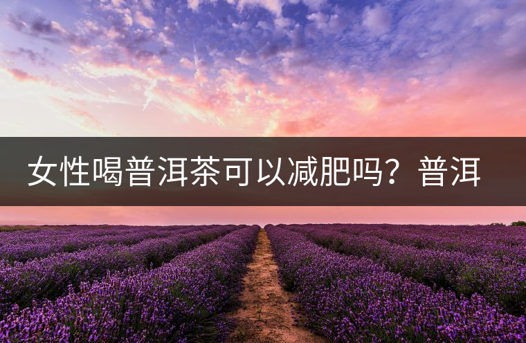 女性喝普洱茶可以減肥嗎？普洱茶的功效又有哪些呢？
