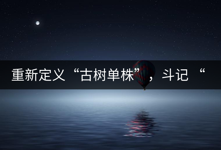 重新定義“古樹單株”，斗記 “超級(jí)審評(píng)”有償招募告罄在即！