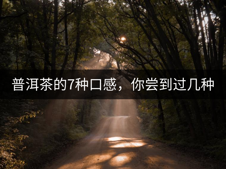 普洱茶的7種口感，你嘗到過幾種？