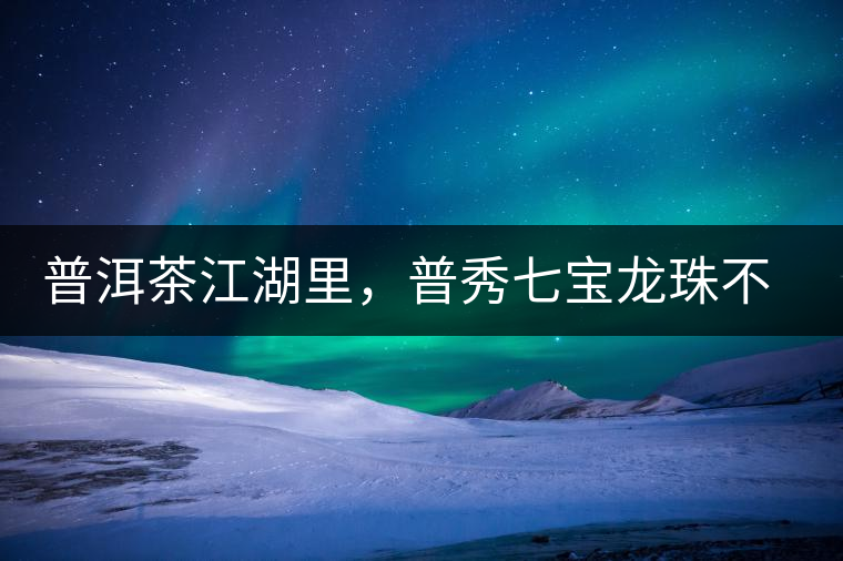 普洱茶江湖里，普秀七寶龍珠不是傳說