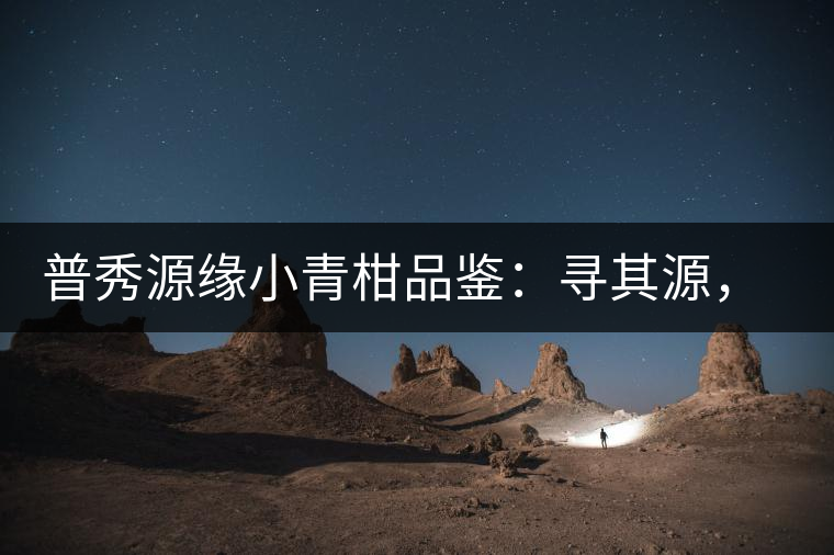 普秀源緣小青柑品鑒：尋其源，續(xù)柑與茶的美好緣分