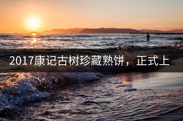 2017康記古樹(shù)珍藏熟餅，正式上市！