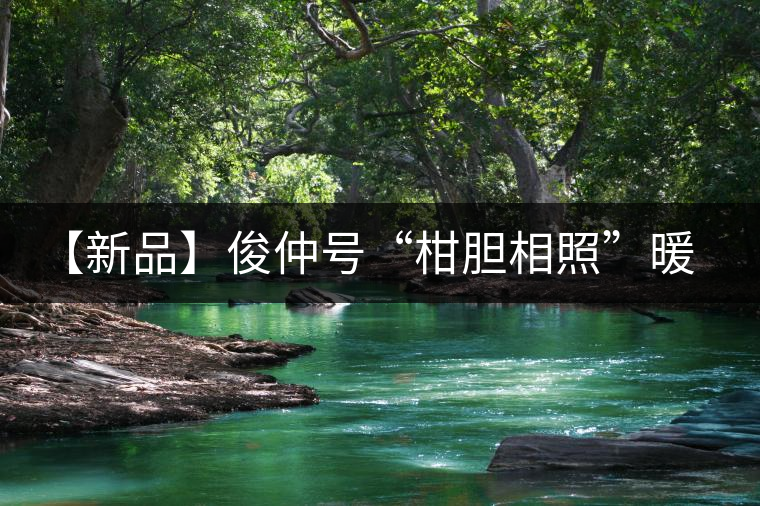 【新品】俊仲號“柑膽相照”暖心來襲！