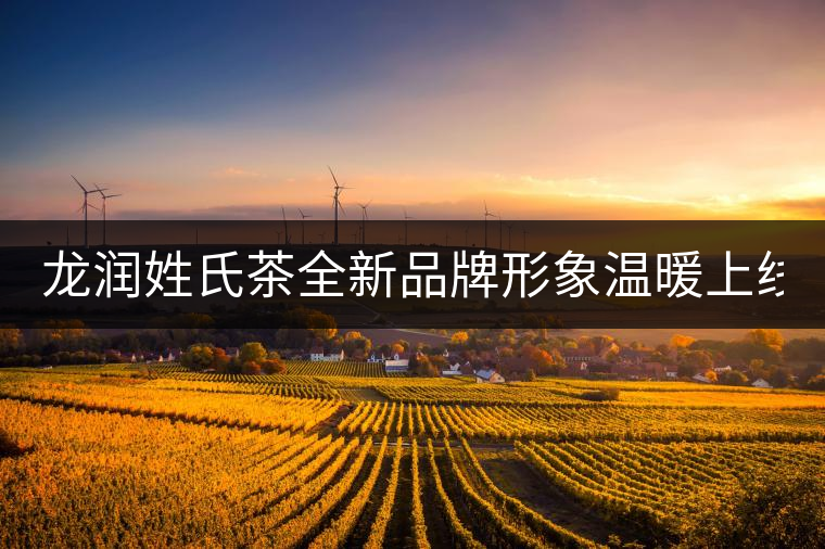 龍潤姓氏茶全新品牌形象溫暖上線！