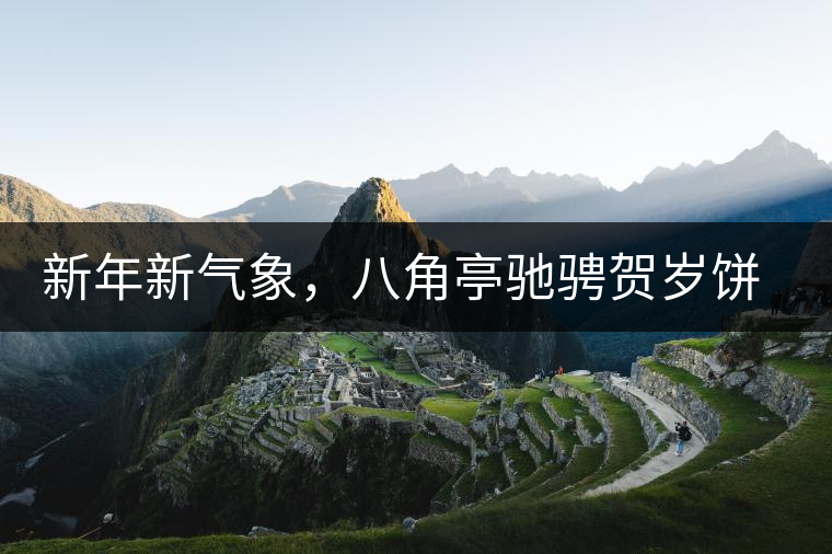 新年新氣象，八角亭馳騁賀歲餅即將上市