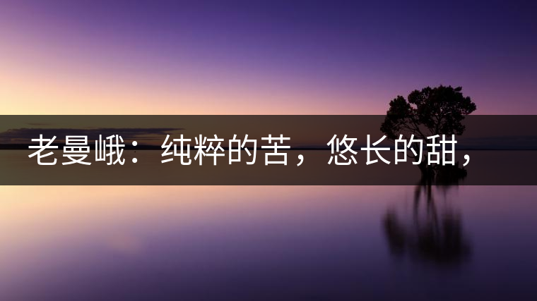 老曼峨：純粹的苦，悠長的甜，茶之本味也