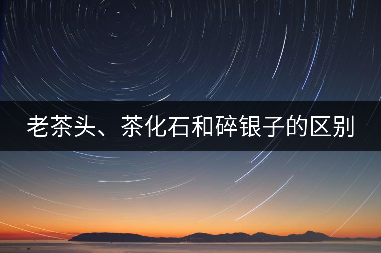 老茶頭、茶化石和碎銀子的區(qū)別