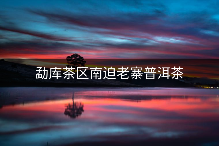 勐庫茶區(qū)南迫老寨普洱茶 勐庫茶區(qū)南迫老寨普洱茶