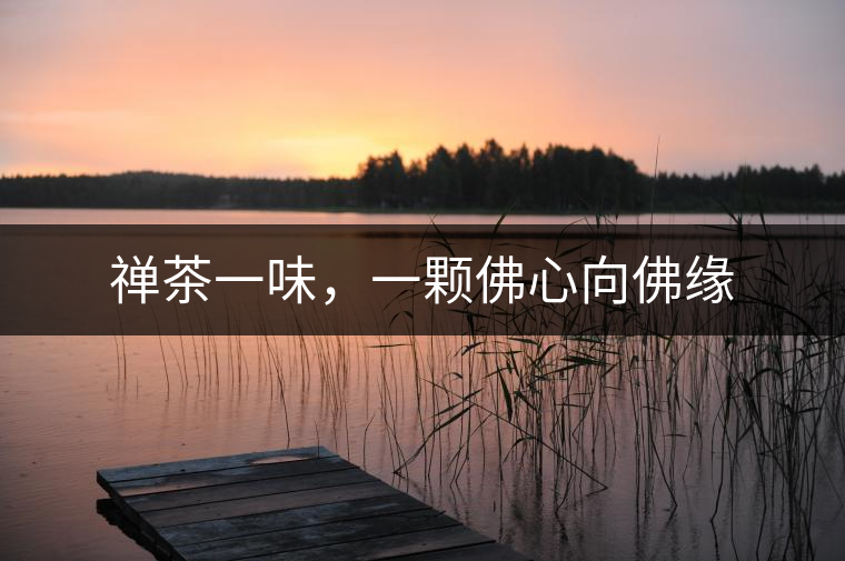 禪茶一味，一顆佛心向佛緣