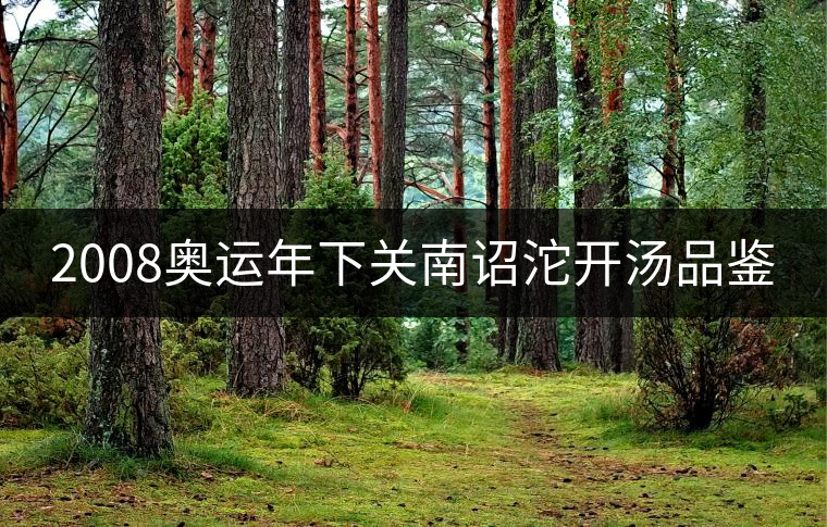 2008奧運年下關(guān)南詔沱開湯品鑒 2008奧運年下關(guān)南詔沱開湯品鑒
