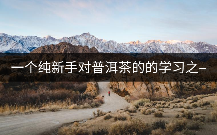 一個(gè)純新手對普洱茶的的學(xué)習(xí)之——【色】