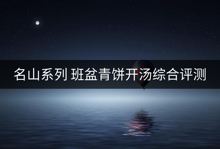 名山系列 班盆青餅開湯綜合評測